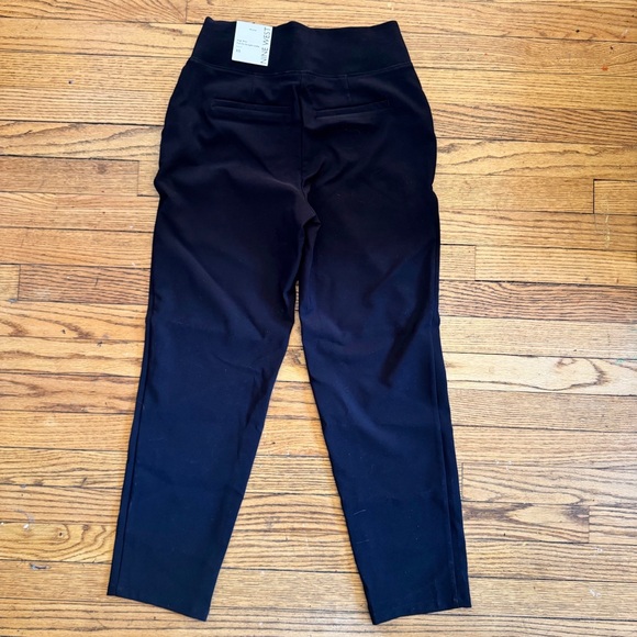 NWT! Nine West Black High Rise Pants, XS - Picture 2 of 10